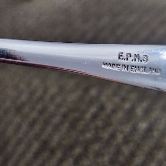 Vintage Silverplate 2-Sugar Spoons EPNS Made in England & 1881 Rogers Bros Knife - Picture 11 of 11